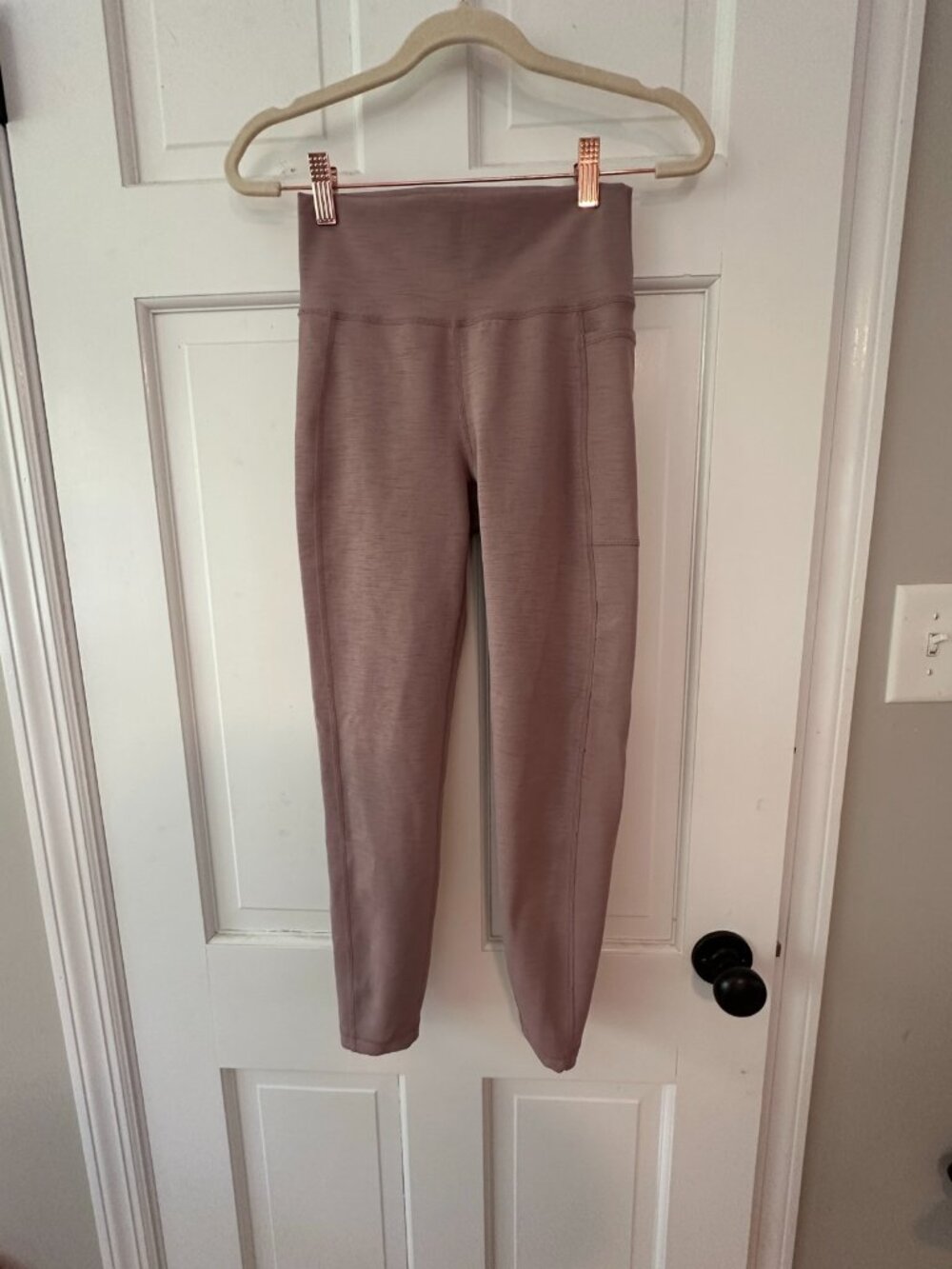 Sweaty Betty Super Sculpt 7/8 Yoga Leggings Mauve Size S